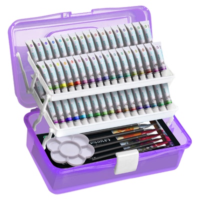 马利牌24色水粉画颜料工具套装