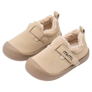 m1m2西班牙童鞋儿童棉鞋冬季新款男童板鞋加绒二棉鞋女童勃肯鞋