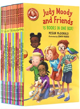 稀奇古怪小朱迪系列和她的小伙伴15册 英文原版小说 Judy Moody and Friends 章节桥梁书全彩儿童情商启蒙正能量Megan McDonald