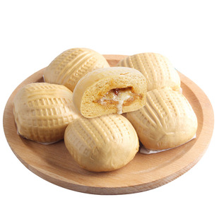 广州酒家利口福流沙核桃生肉奶黄豆沙叉烧餐包红广式早餐茶点心