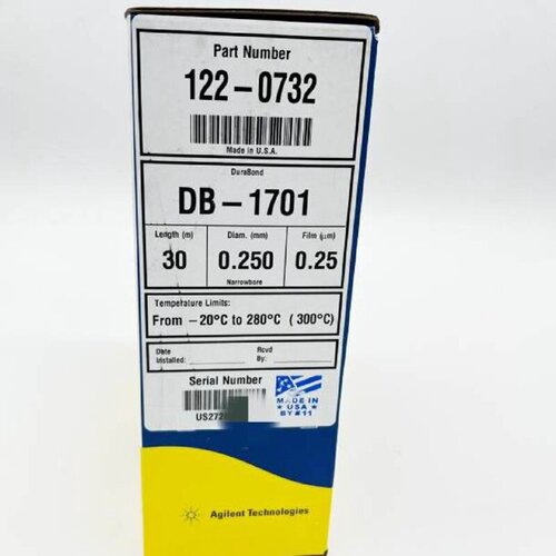 议价安捷伦DB-1701气相色谱柱122-0732  30m 0.25mm 0.25um原装正