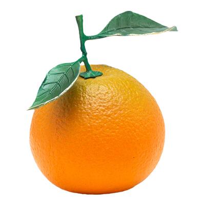 心想事成橙子铜水果摆件事业有成