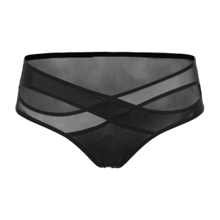 「LA」Cora·昼夜迷失｜边界系列*简约性感纯欲网纱镂空休闲内裤