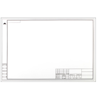 加厚A3工程绘图纸A4建筑设计学生机械制图纸A2有框空白绘图白纸