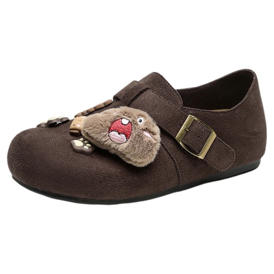 卓诗尼厚底勃肯鞋女懒人舒适