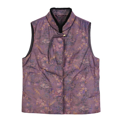 新中式中年妈妈羽绒马甲女款外穿2025冬季新款搭配马夹坎肩短外套