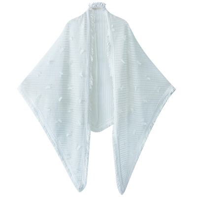 文艺流苏花边针织开衫女夏季披肩