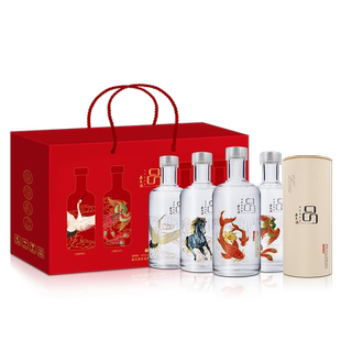 【酒厂直发】石花有品酒42度三香型白酒送礼单盒500mL*4瓶礼盒装