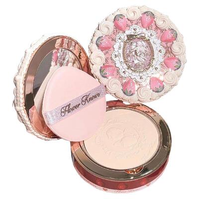 花知晓草莓丘比特定妆粉饼