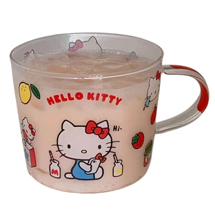 【又又海】可爱少女心卡通耐高温玻璃杯小茶杯牛奶杯咖啡杯饮料杯