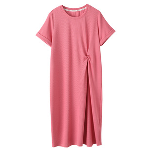 孕妇装夏装上衣时尚孕妇连衣裙夏季宽松大码t恤裙子夏天长裙秋装