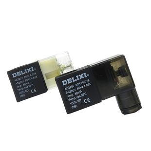 德力西电磁阀线圈 220v380v110v24v36v12v新老款气动控制