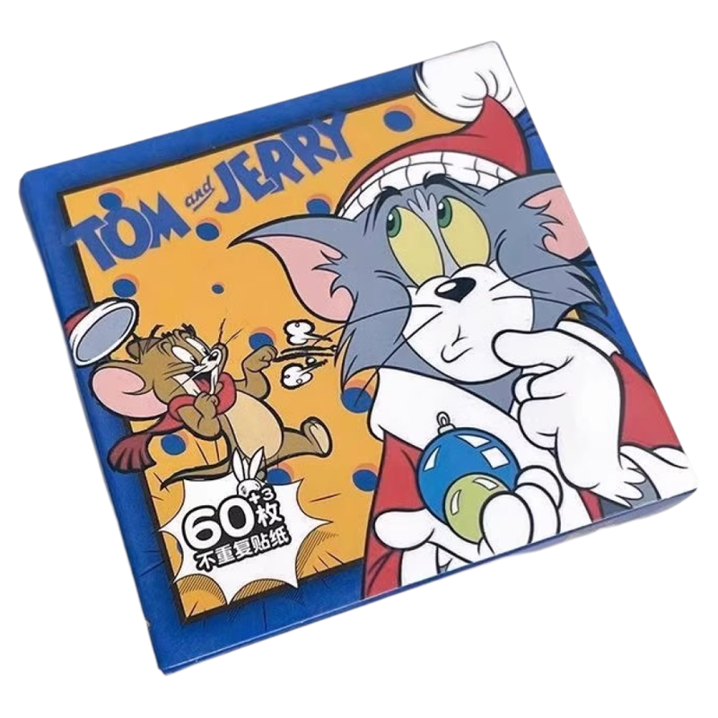 60张猫和老鼠贴纸卡通汤姆杰瑞Jerry周边奖励儿童手机行李箱防水