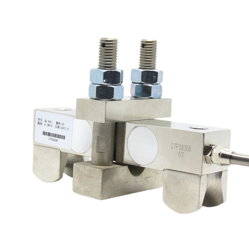 启励旁压式钢丝绳张力传感器 高精度拉力检测仪器 起重1t20t