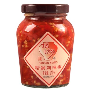 坛坛乡剁辣椒210g剁椒酱辣椒酱湖南下饭菜朝天椒蒜香鱼头拌饭蒸鱼
