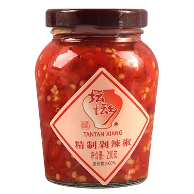 坛坛乡精制剁辣椒210g剁椒酱