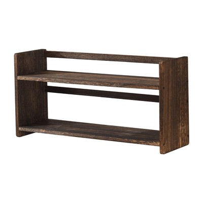 墙上置物架博古架实木中式简约