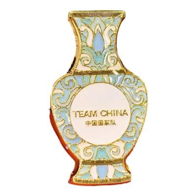 中国国家队福瓶盛瓶和瓶徽章