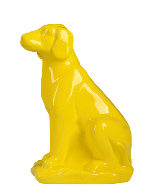 生肖狗招财风水金黄色家装工艺品