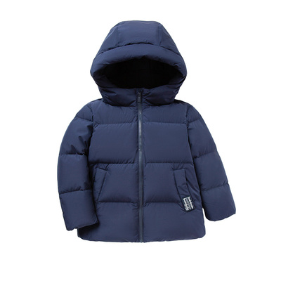 巴拉巴拉男童短款羽绒服中大童加厚外套儿童连帽上衣冬装新款童装
