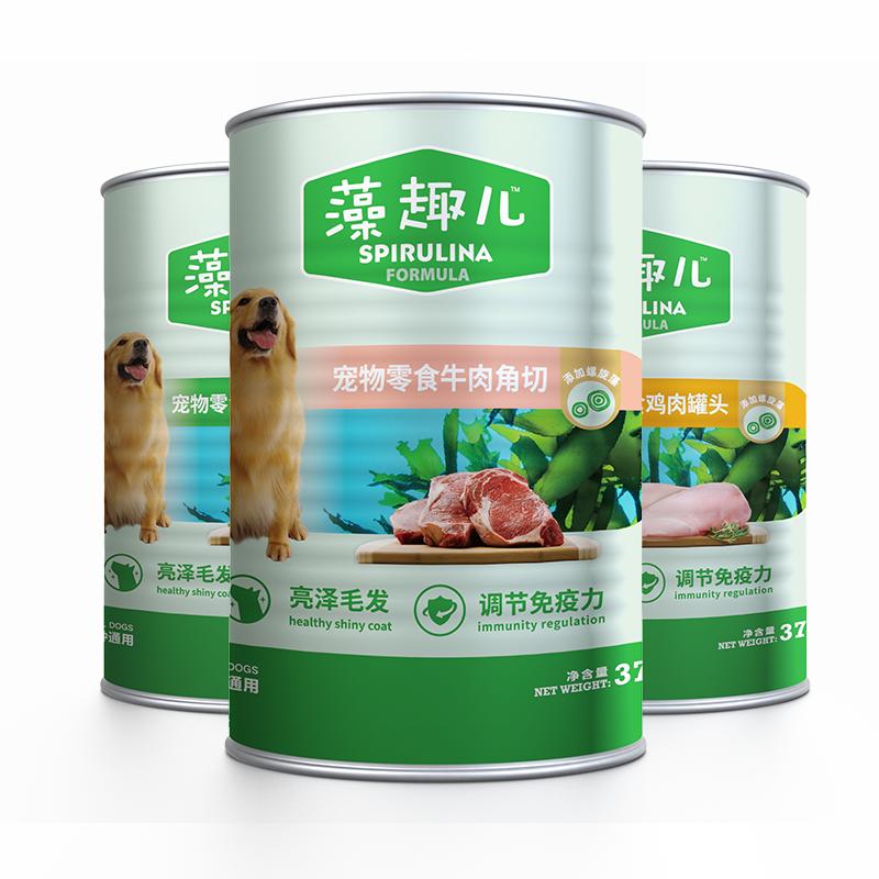 藻趣儿角切罐头狗零食通用