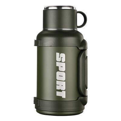 琪虎户外运动保温杯大容量三个盖