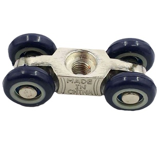 木门吊轨吊轮吊门轨道滑轮不锈钢电批门移门导轨挂钩工业轮上四轮