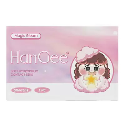 【满着色强扩瞳】HanGee大直径美瞳14.5mm半年抛彩色隐形近视眼镜