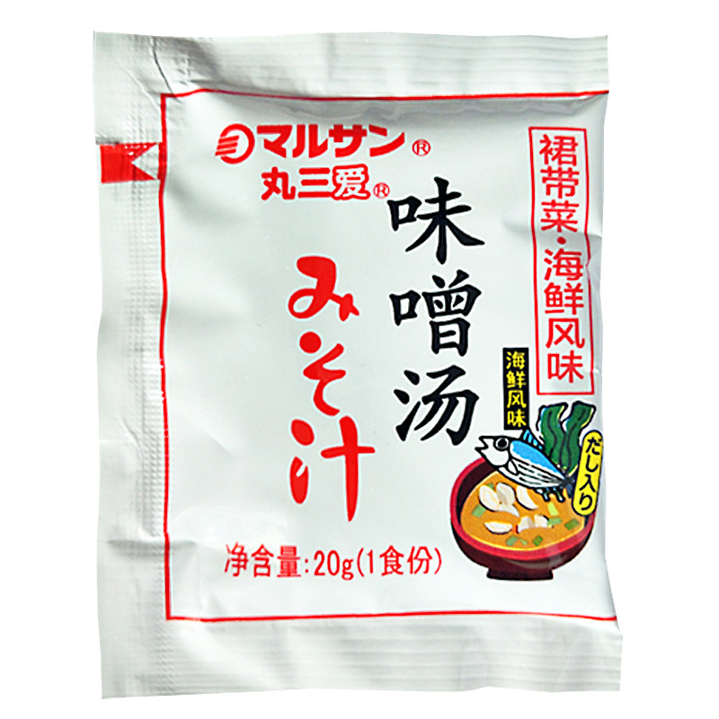 速食丸三爱味噌汤日式大酱汤50袋