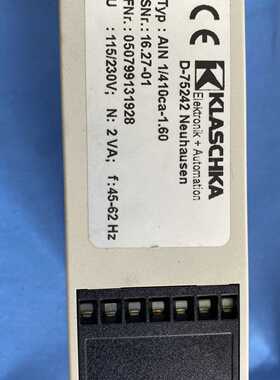 议价KLASCHKA AIN1/410ca-1.60控制器，适用