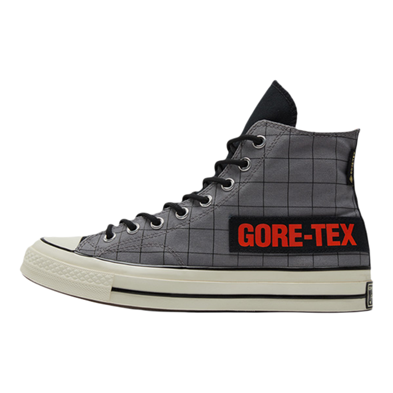Converse匡威 新款机能GORE-TEX防水格子高帮休闲帆布鞋 171444C
