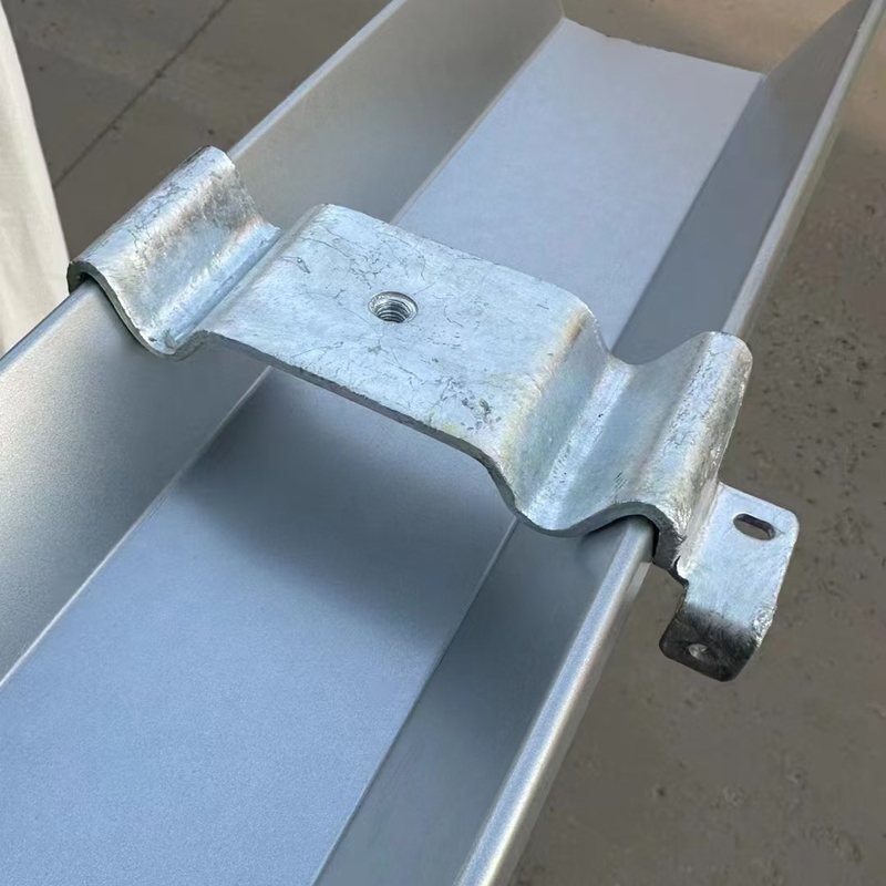 镀锌天沟 镀锌板加工定尺折弯压槽 镀锌排水槽 10米长天沟