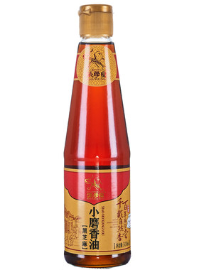 张学堂500ml河南特产纯黑芝麻油