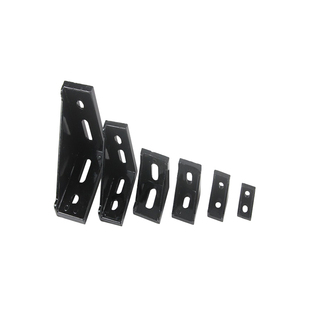 铝角码碼角座连接件2020/2028/3030/4040/4545/6060/8080加厚黑色