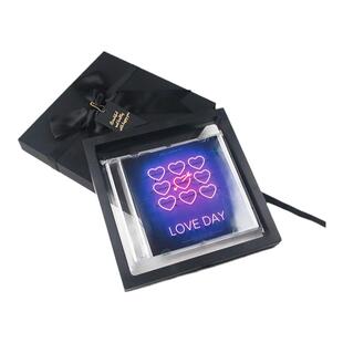 多功能礼盒款cd专辑展示框立体专辑盒展示架光盘盒收纳陈列保护