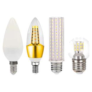 led灯泡节能水晶灯吊灯灯泡led超亮家用e14e27螺口蜡烛灯泡佛灯泡