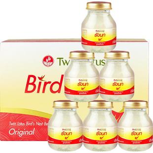 【自营】泰国进口双莲冰糖型即食燕窝孕妇营养75ml*6瓶送礼滋补品