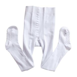 无骨女童打底裤秋冬加绒儿童舞蹈连裤袜中厚棉质学生灰色薄绒宝宝