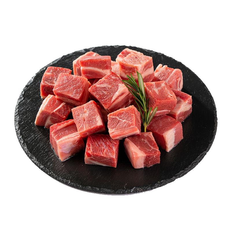草原领头羊原切牛腩块谷饲牛肉