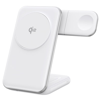 Qi2半导体散热三合一无线充电器