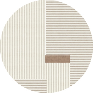 瑞士MUJIE轻奢圆形地毯电脑椅子垫梳妆台家用卧室客厅床边地垫子