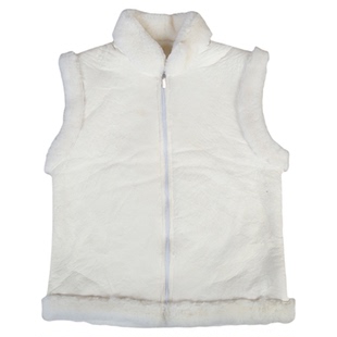 天然真皮羊剪绒皮毛一体羊皮羊毛马甲整皮冬保暖背心加厚坎肩外套