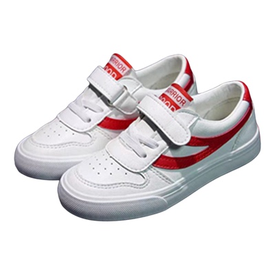 回力童鞋男童小白鞋2025新款皮面儿童运动鞋女童白色低帮学生板鞋