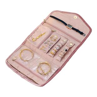 随身首饰包便携旅行收纳项链珠宝耳饰复古高档精致分层轻奢丝绒袋