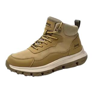 JEEP/吉普秋冬季男款舒适百搭休闲鞋户外轻便防水防滑登山徒步鞋
