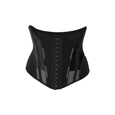 WMU薄款双层网纱腰封辣妹束腰带