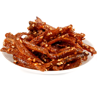 下酒菜香辣银鱼仔/海燕鱼即食零食甜辣大海味道威海海产品干货
