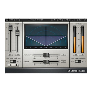 WAVES16 S1 Stereo Imager立体声混音修音调音音乐制作插件