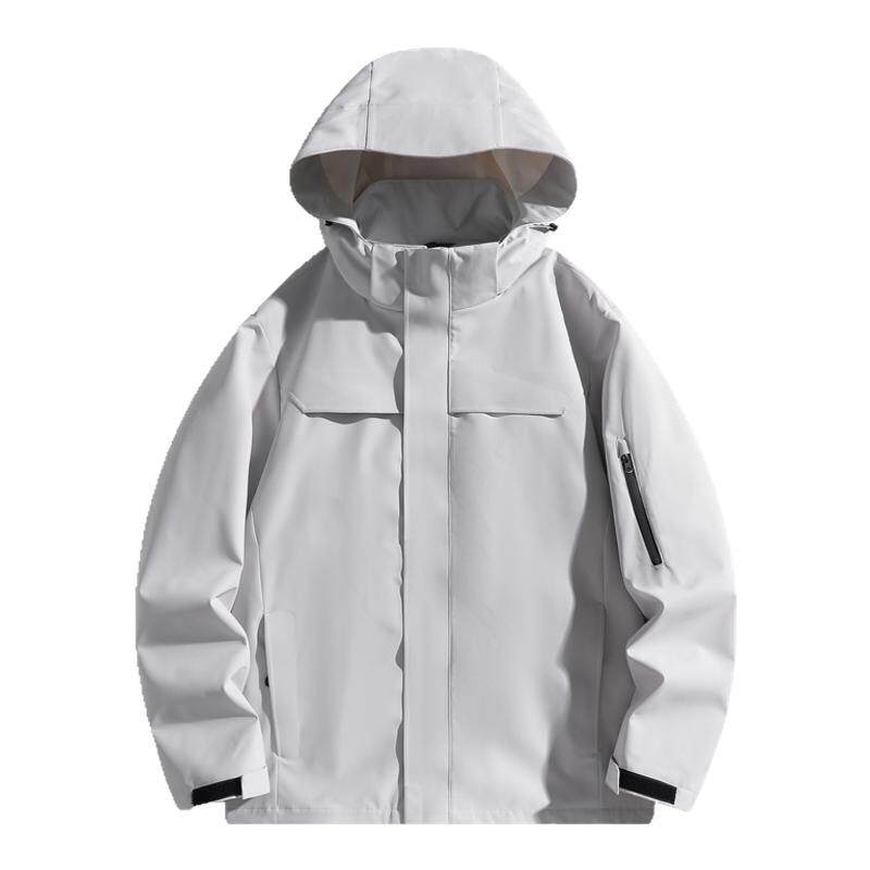 外贸尾单新款2025男女冲锋衣潮流户外时尚秋冬季防风防水登山服