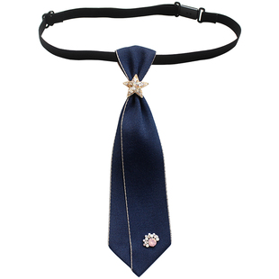 免手打领带白色衬衫职业装配饰银行物业酒店蝴蝶结领结百搭领花